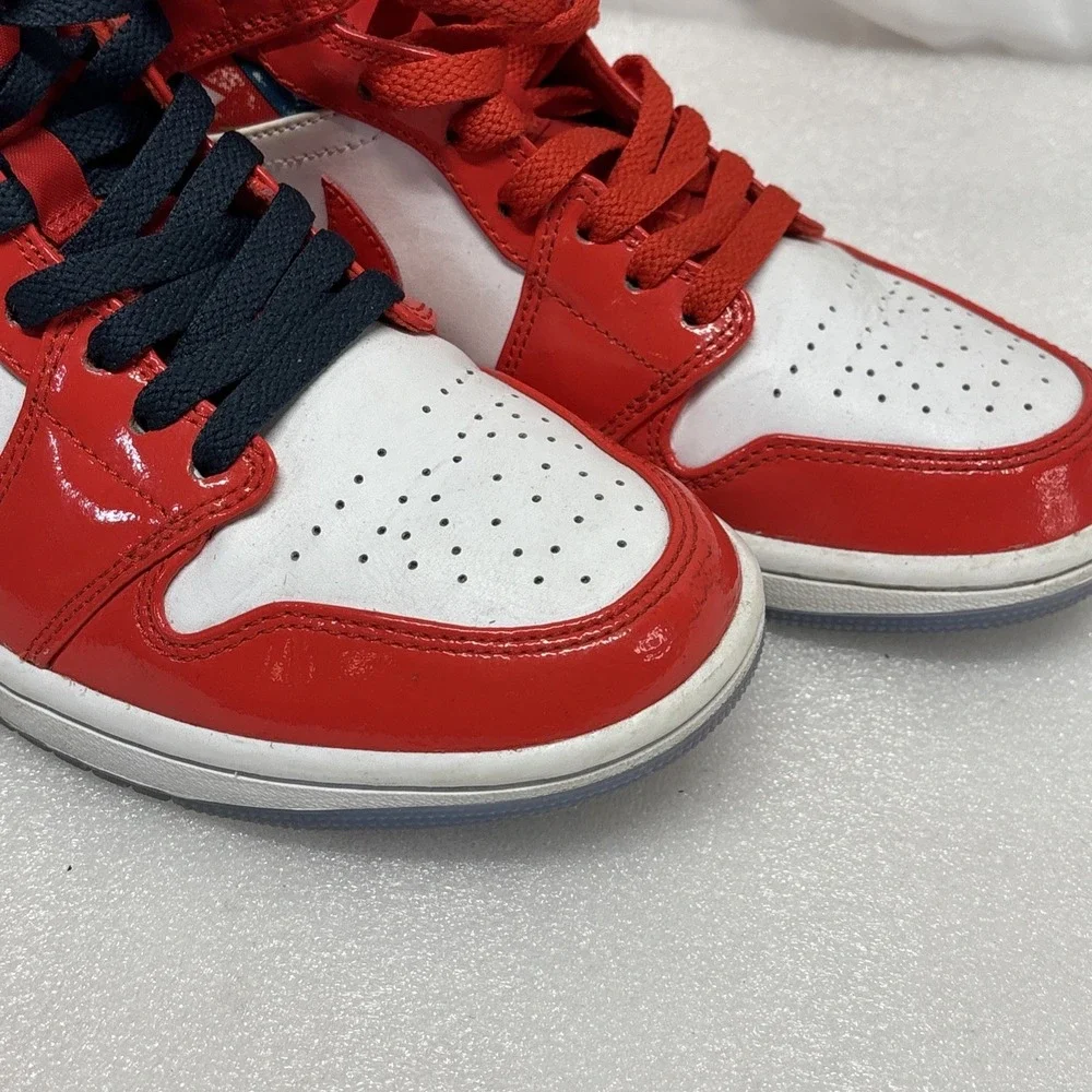 Nike Air Jordan 1 Mid SE Barcelona Sweater Chile Red White DC7294-600 Men's 7.5‎